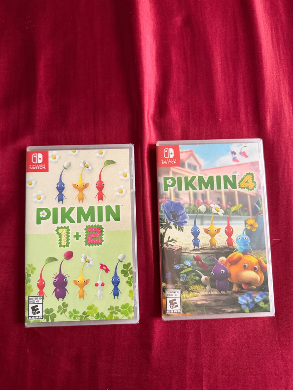 Nintendo Switch Pikmin 1+2 & Pikmin 4 Switch Game Lot